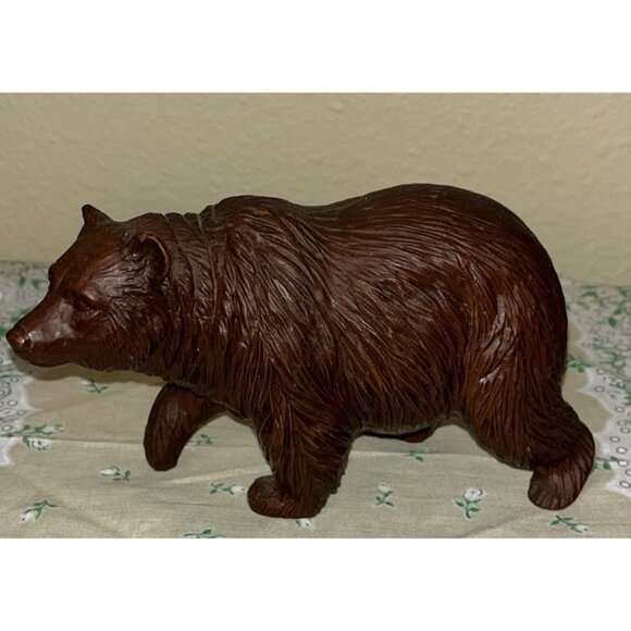 2 Red Mill Bear Sculpture Figurines Brown Grizzle Cabin Decor 7.5" 4" READ - Picture 4 of 13
